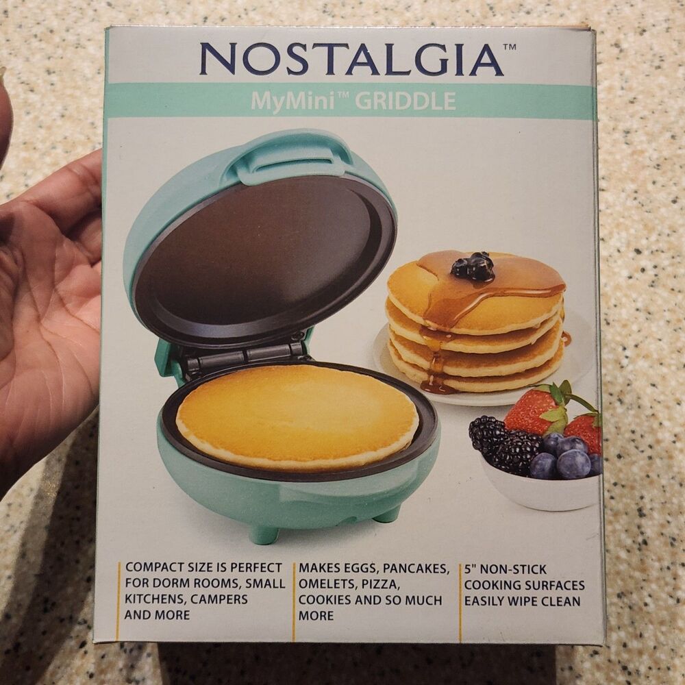 Mint Color- Nostalgia MyMini Griddle New